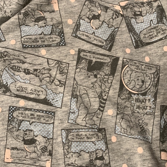 Large Disney Winnie the Pooh thick Sweatpants / Pajama pants - Picture 2 of 3